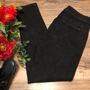 White House Black Market Black Denim S